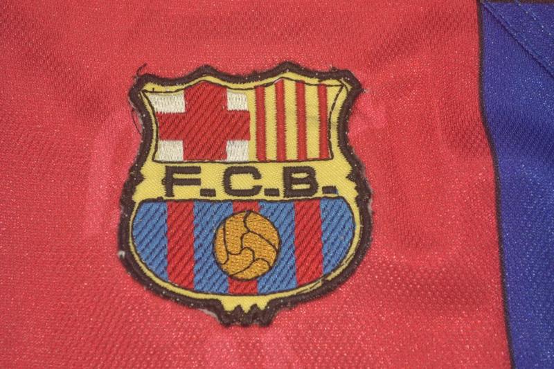 Camisa Barcelona Manga Longa Home 97/98 - Versão Retrô