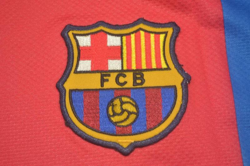 Camisa Barcelona Manga Longa Home 06/07 - Versão Retrô