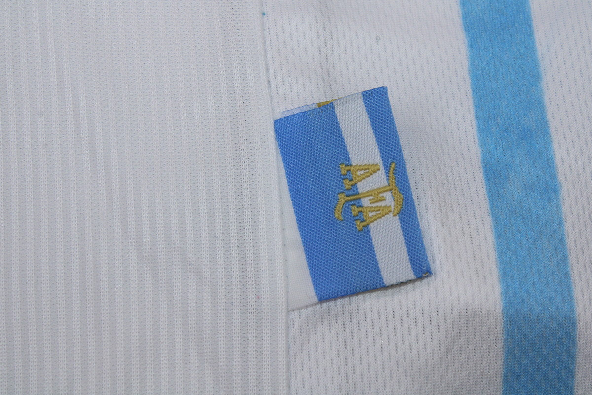 Camisa Argentina Manga Longa Home 1998 - Versão Retrô