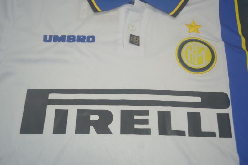 Camisa Retrô Inter de Milão Away 97/98 "Adriano" N°.10