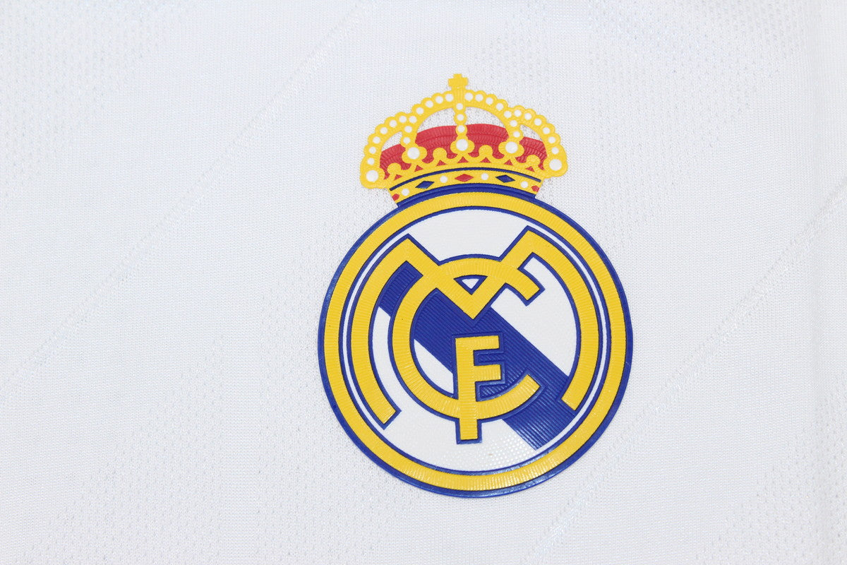 Camisa Real Madrid Manga Longa Home 17/18 - Versão Retrô