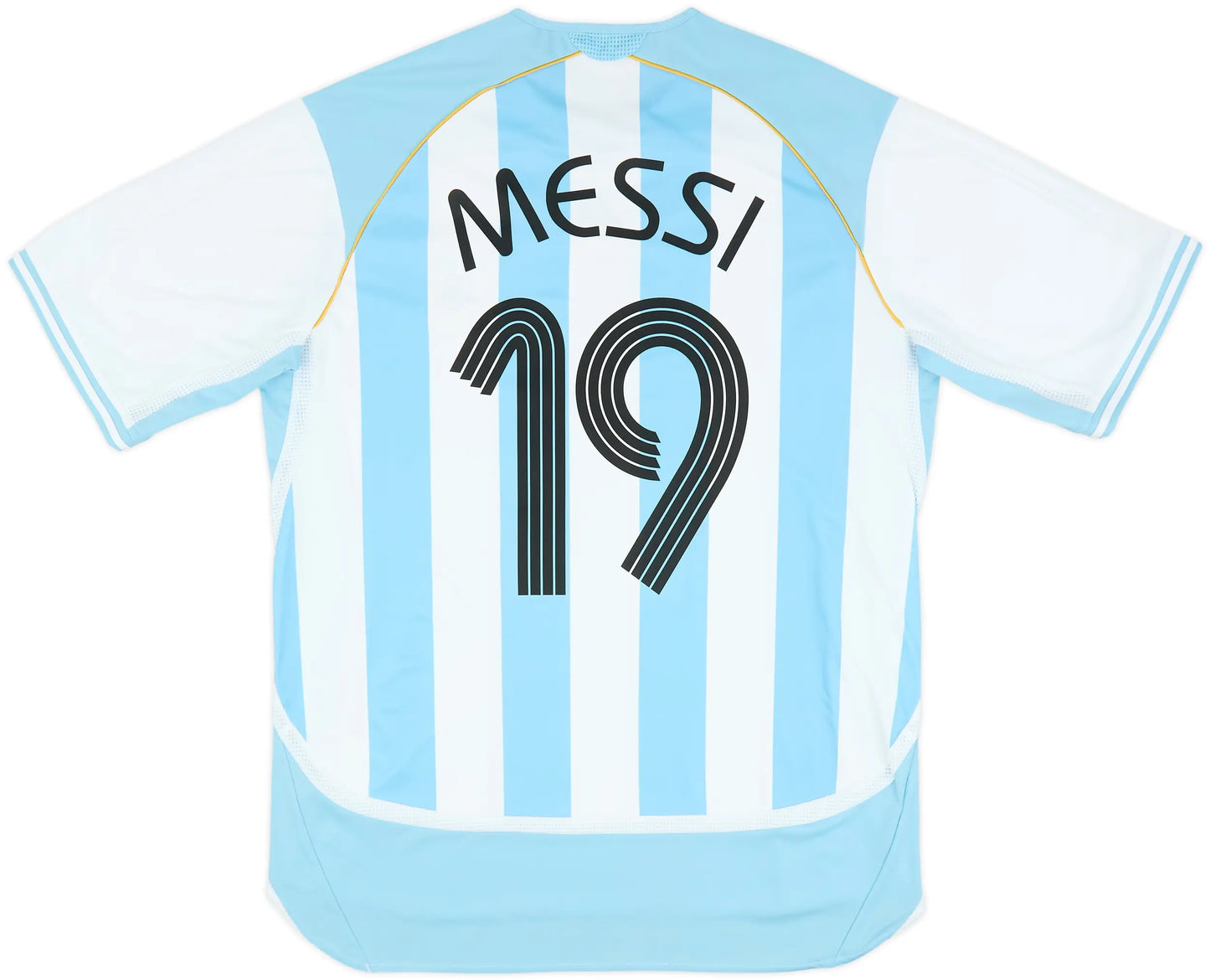 Camisa Retrô Argentina Home Copa do Mundo 2006 "Messi" N°.19