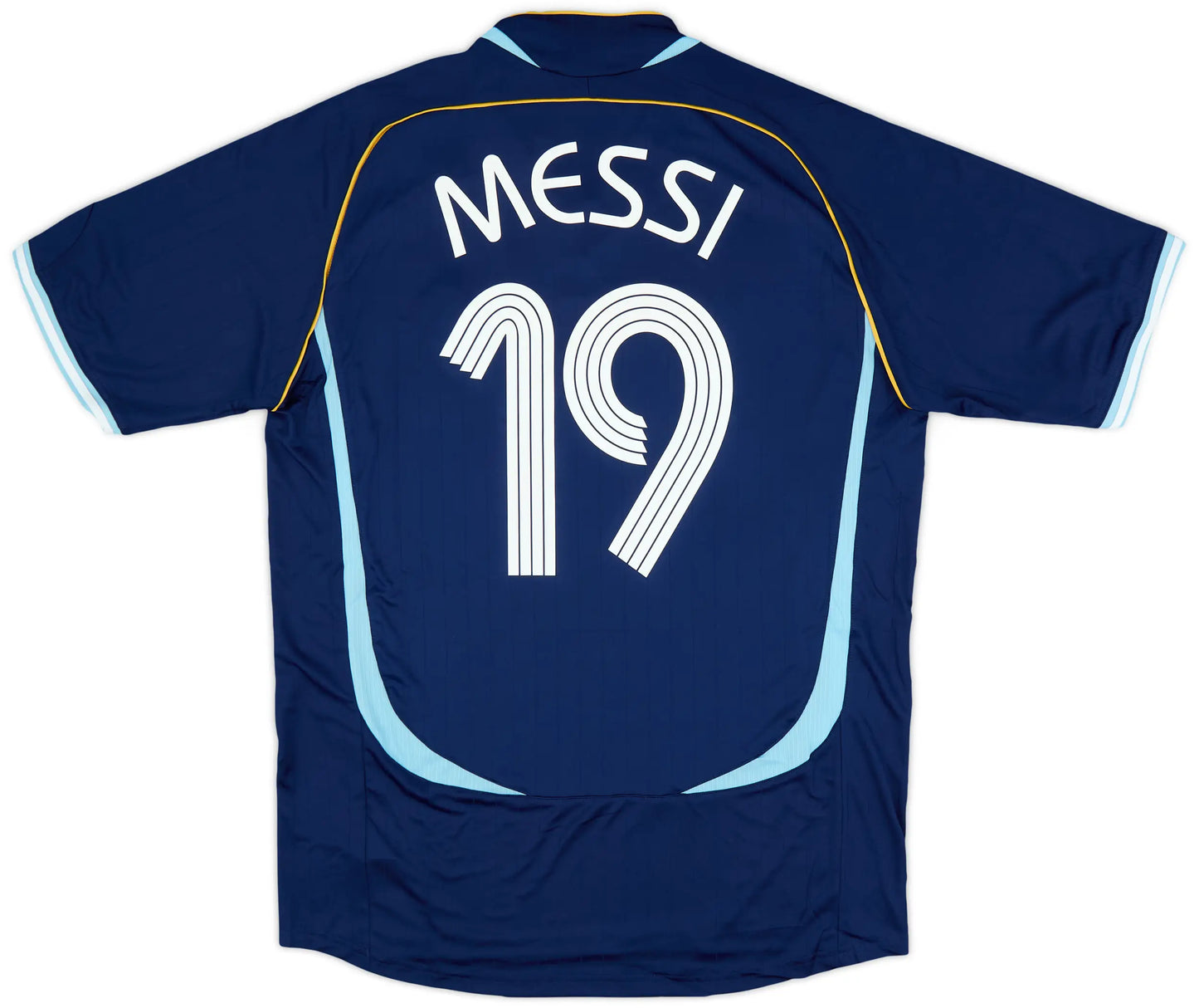 Camisa Retrô Argentina Away Copa do Mundo 2006 "Messi" N°.19