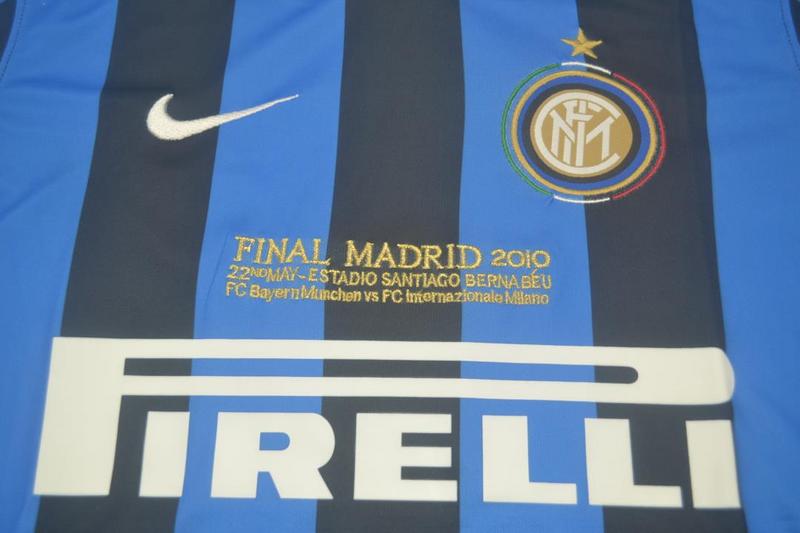 Camisa Inter de Milão Manga Longa Home 09/10 - Versão Retrô