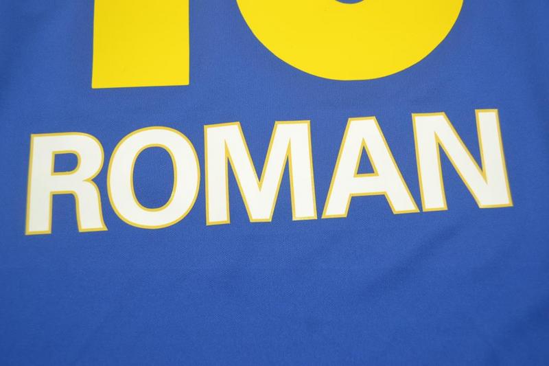 Camisa Boca Juniors Home 2005 - Versão Retrô "Roman" N° 10