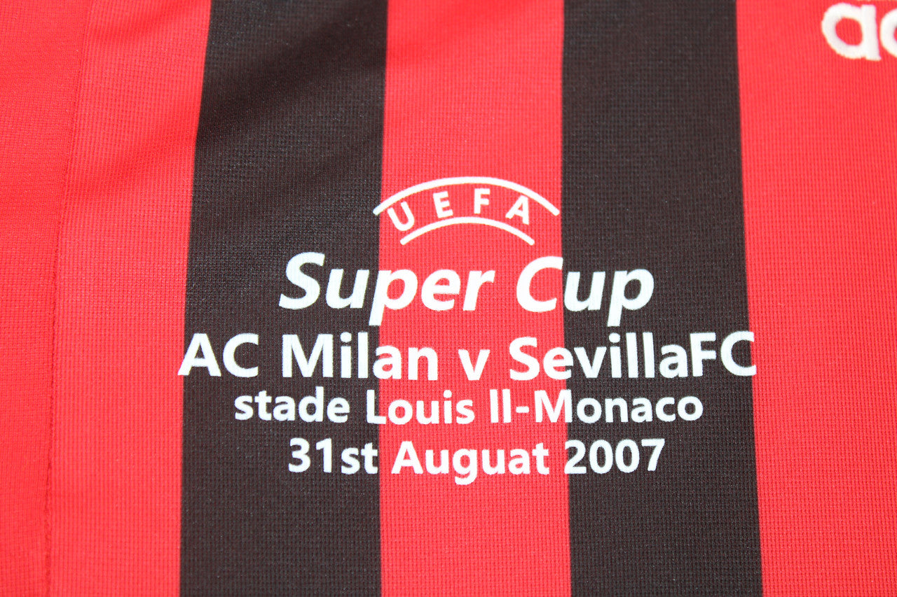 Camisa Retrô Milan Home Final Super Cup UEFA 07/08
