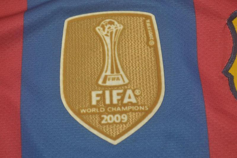 Camisa Barcelona Manga Longa 10/11 - Versão Retrô "David Villa" Nº 7