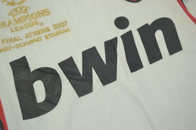 Camisa Milan Manga Longa Away 06/07 - Versão Retrô