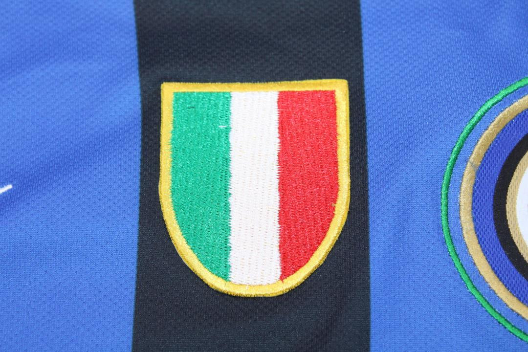 Camisa Inter de Milão Manga Longa 09/10 - Versão Retrô "Zanetti" Nº 4