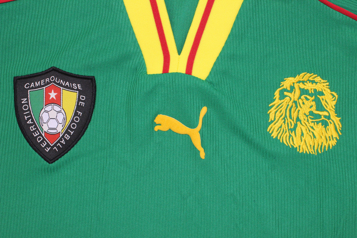 Camisa Retrô Camarões Home 1998