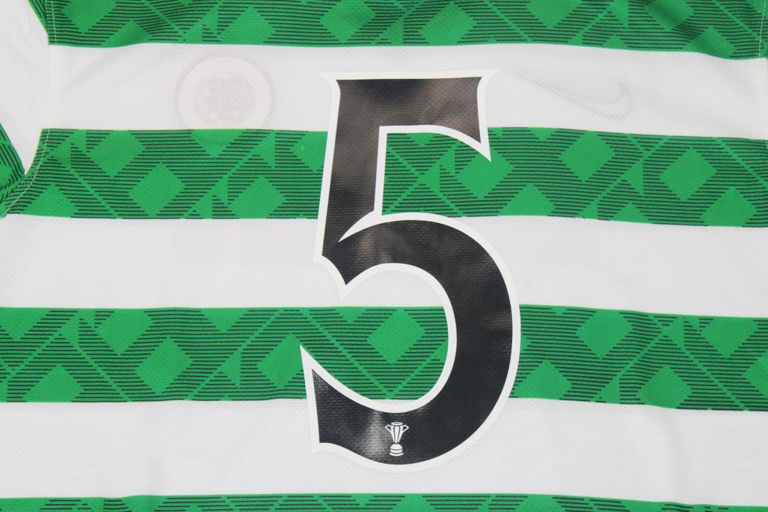 Camisa Celtic Home 10/12 - Versão Retrô Nº 5