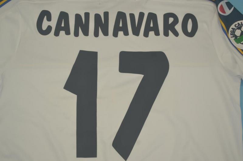 Camisa Retrô Parma Away  02/03 "Cannavaro" N°.17