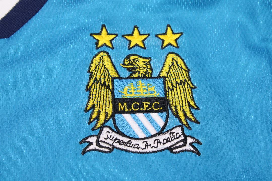 Camisa Manchester City Home 98/99 - Versão Retrô Nº 9