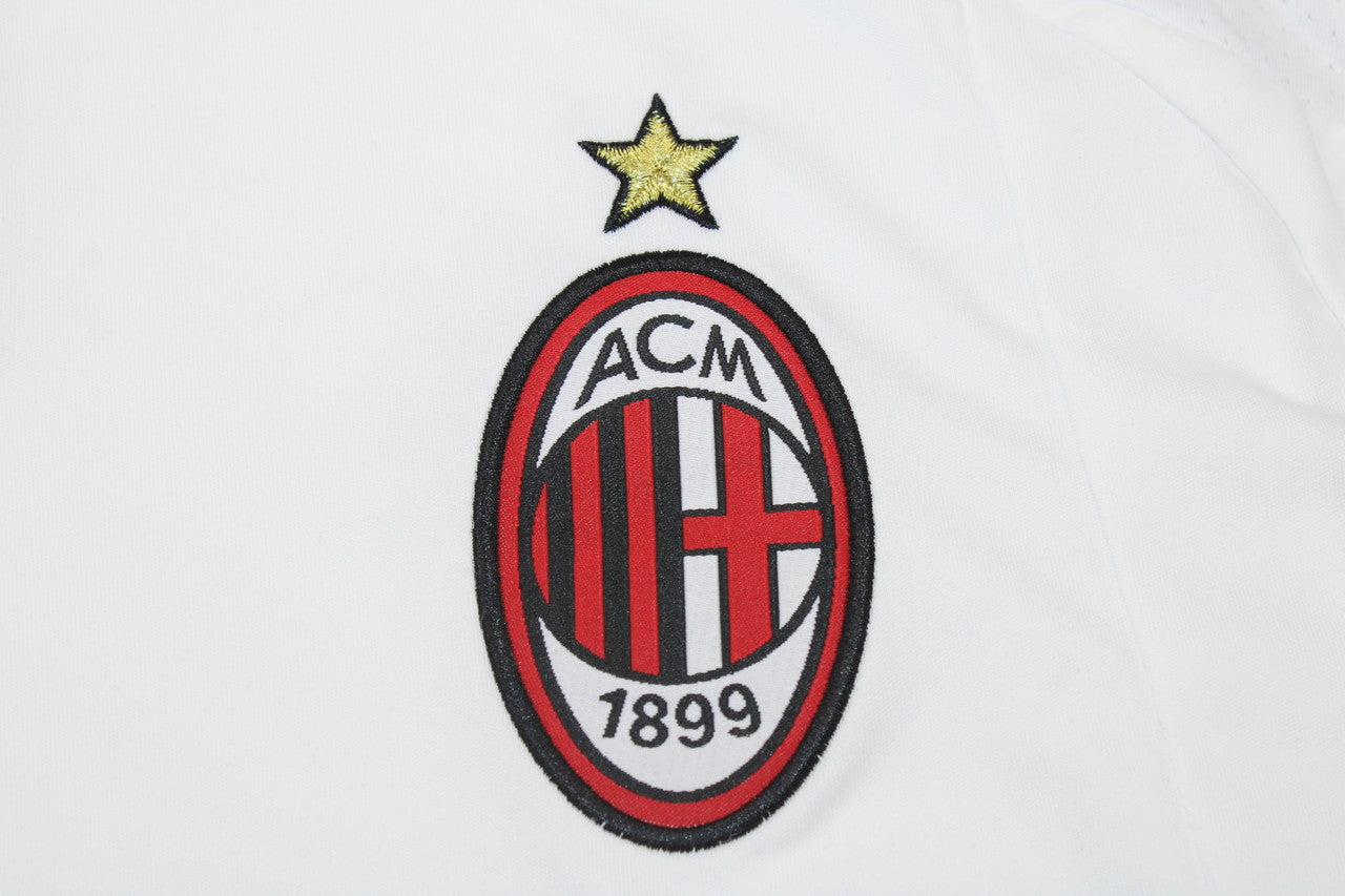 Camisa Retrô Milan Away UCL Versão 09/10 "Ronaldinho" N°.80