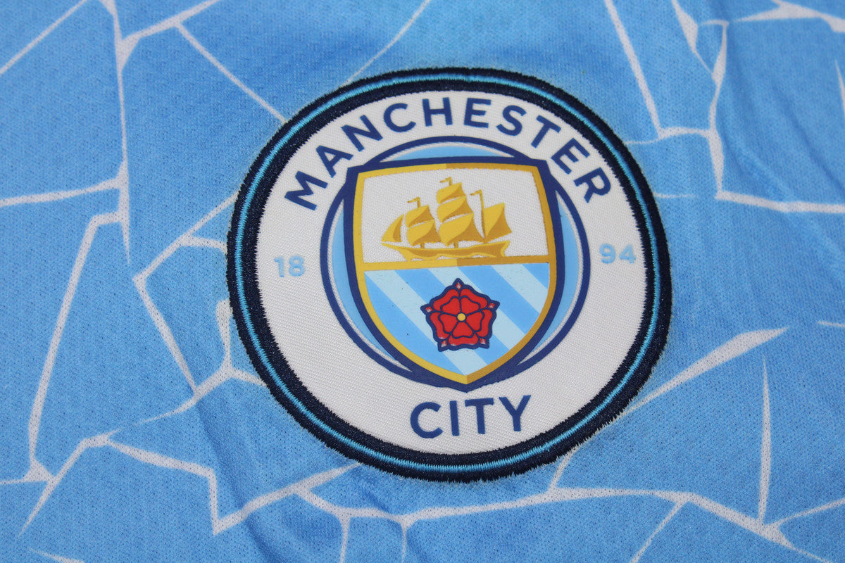 Camisa Manchester City Home 20/21 - Versão Retrô