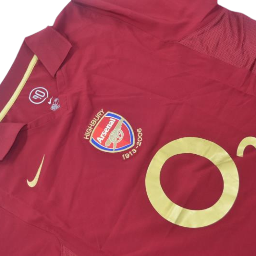 Camisa Arsenal Home 05/06 - Versão Retrô