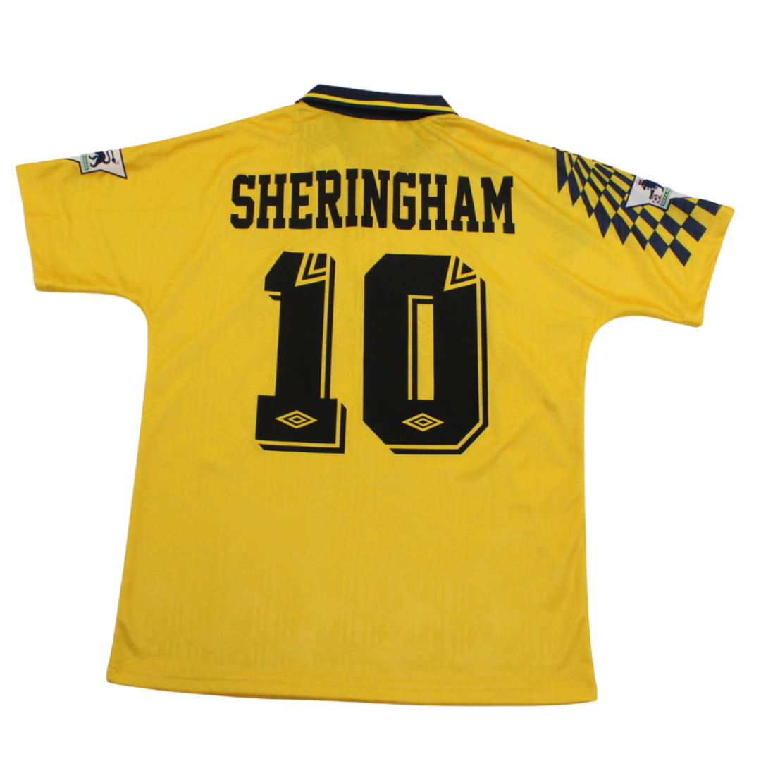 Camisa Tottenham Away 92/95 - Versão Retrô "Sheringham" Nº 10