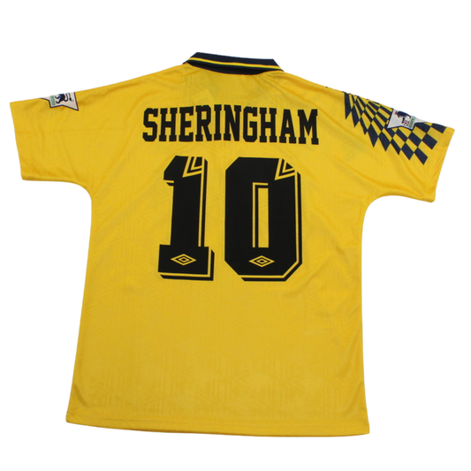 Camisa Tottenham Away 92/95 - Versão Retrô "Sheringham" Nº 10