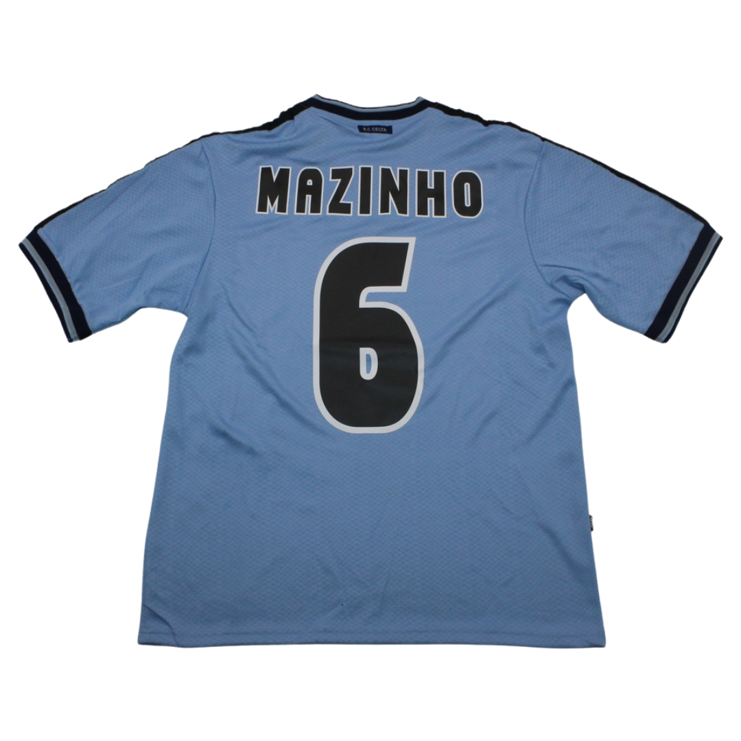 Camisa Celta de Vigo Home 99/00 - Versão Retrô "Mazinho" Nº 6