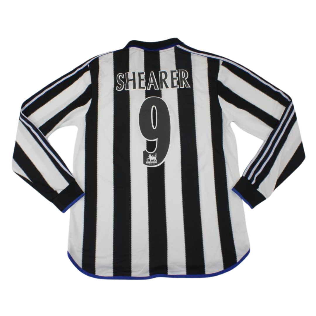 Camisa Newcastle United Manga Longa 99/00 - Versão Retrô "Shearer" Nº 9