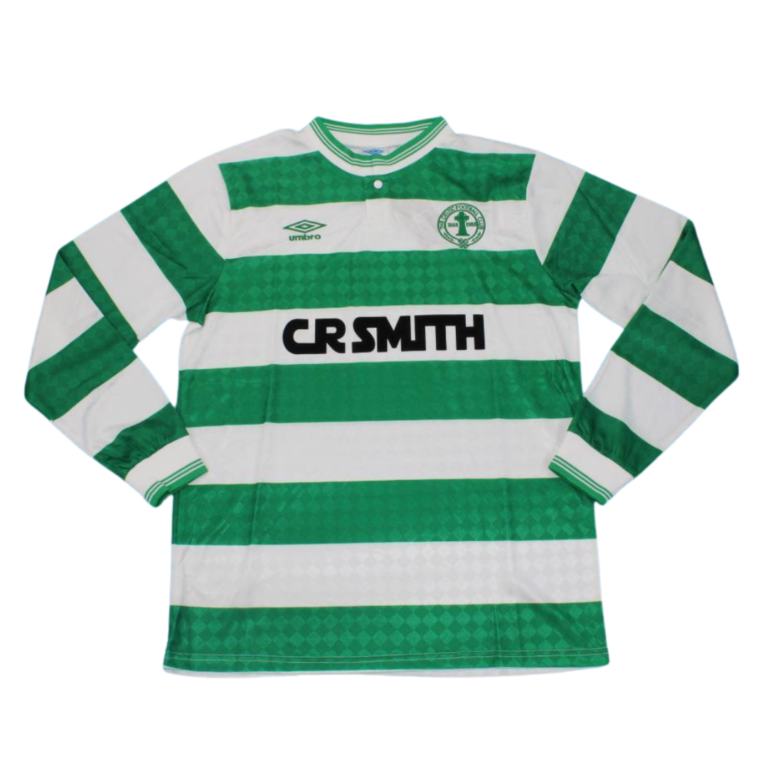 Camisa Celtic Manga Longa 87/88 - Versão Retrô "Larsson" Nº 7