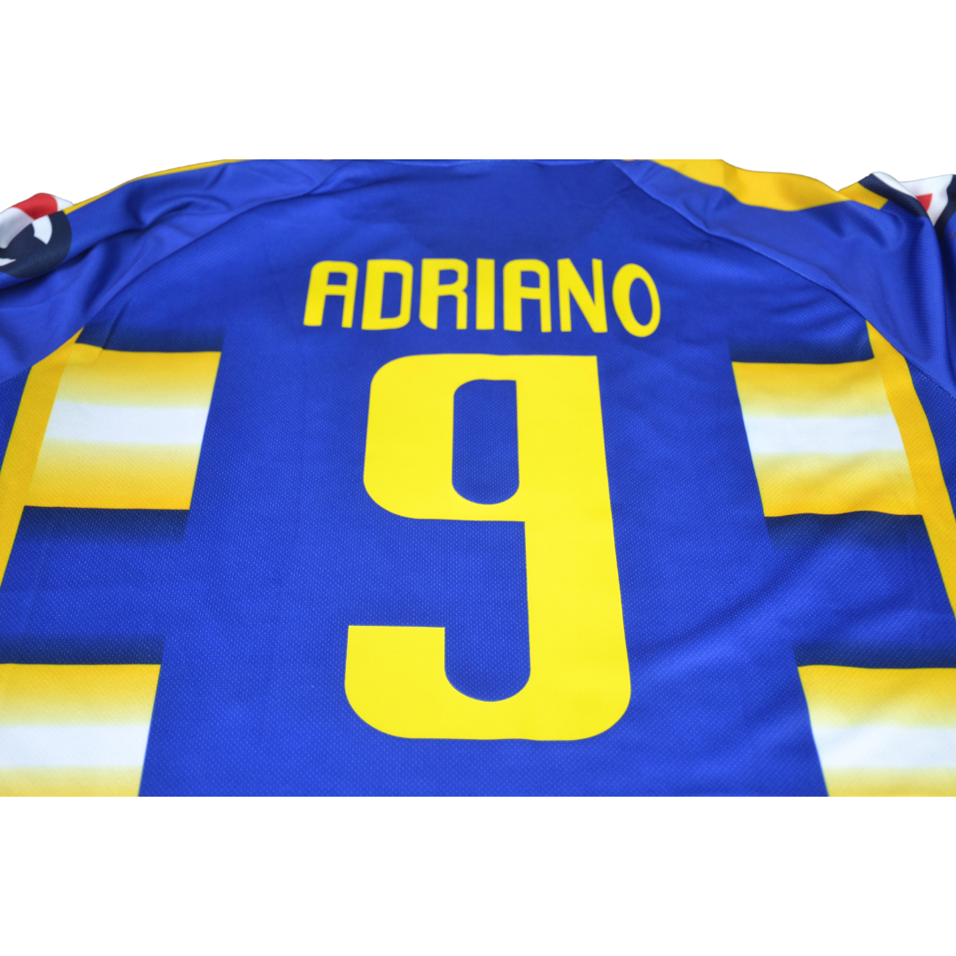 Camisa Retrô Parma Home 90 Years Edição 03/04 "Adriano" N°.9