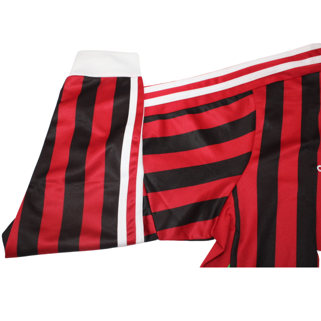 Camisa Milan Manga Longa Home 11/12 - Versão Retrô