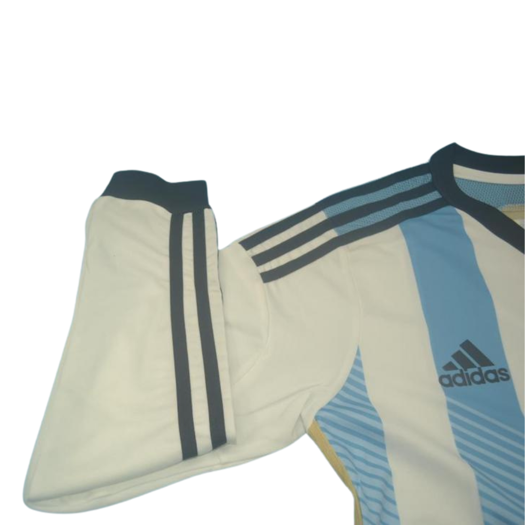 Camisa Argentina Manga Longa Home 2014 - Versão Retrô