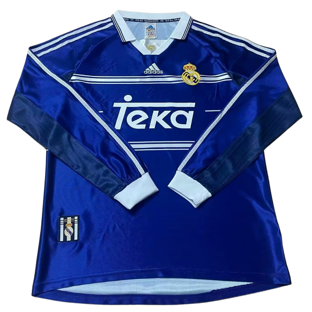 Camisa Real Madrid Manga Longa Away 98/99 - Versão Retrô