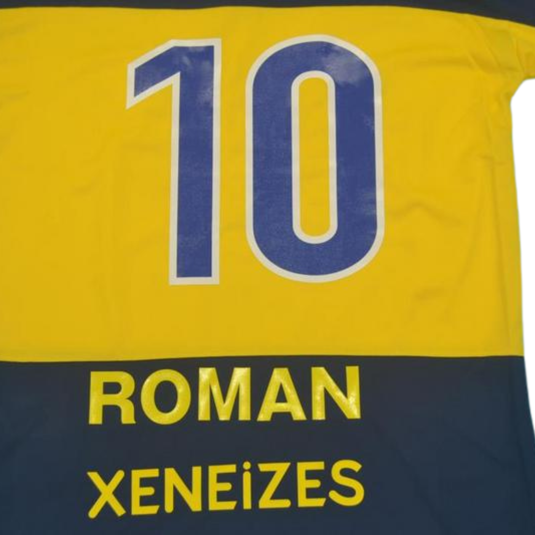 Camisa Boca Juniors Home 1999 - Versão Retrô "Roman" N° 10