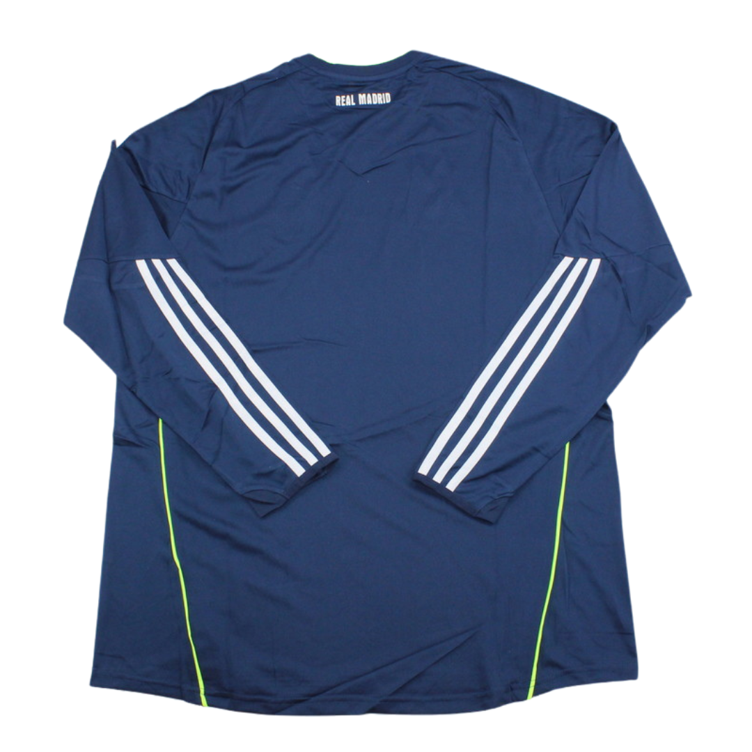 Camisa Real Madrid Manga Longa Away 10/11 - Versão Retrô