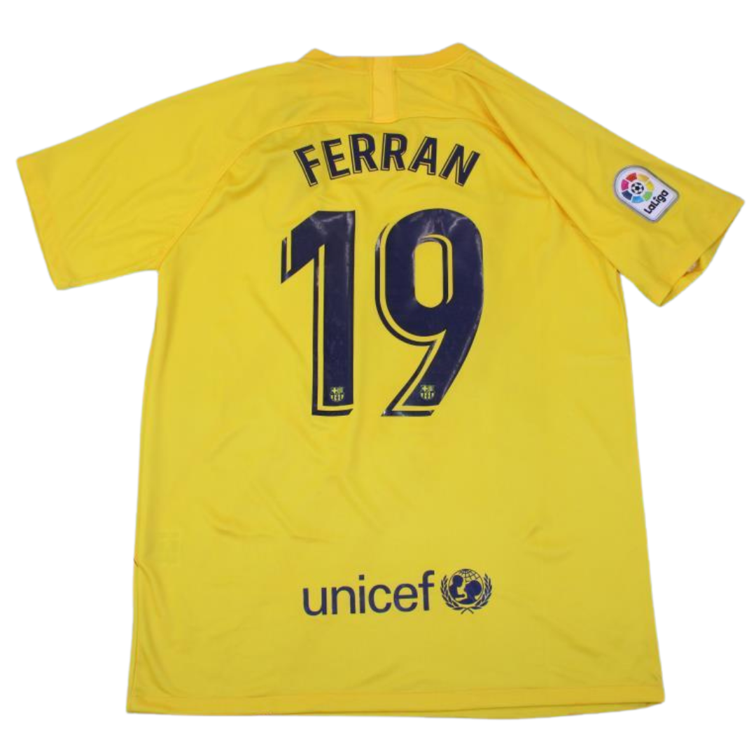 Camisa Barcelona Third Away 19/20 - Versão Retrô "Ferran" Nº 19