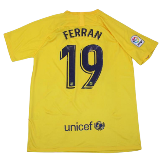 Camisa Barcelona Third Away 19/20 - Versão Retrô "Ferran" Nº 19