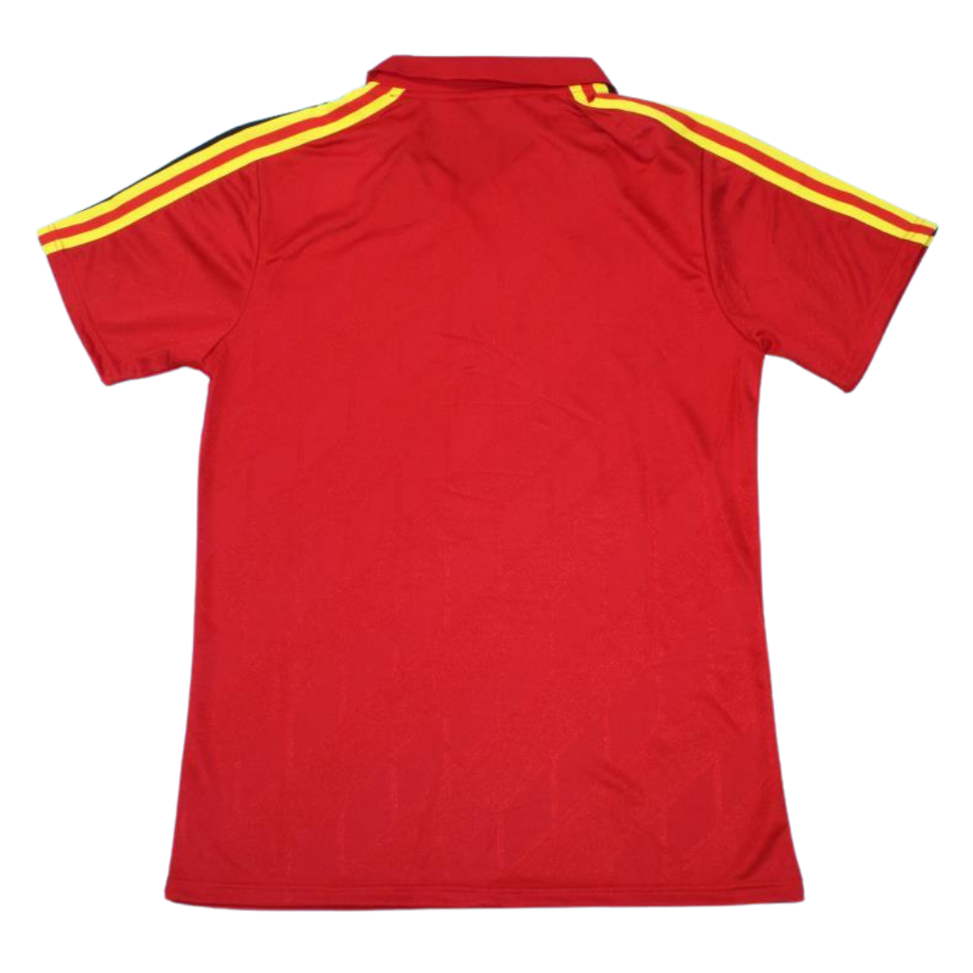 Camisa Retrô Bélgica Home Versão Jogador 1986