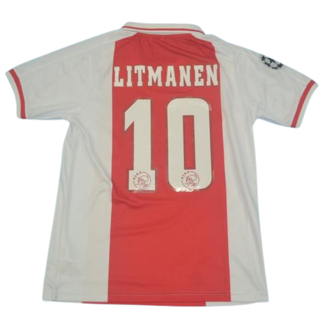 Camisa Ajax Home 97/99 - Versão Retrô "Litmanen" Nº 10