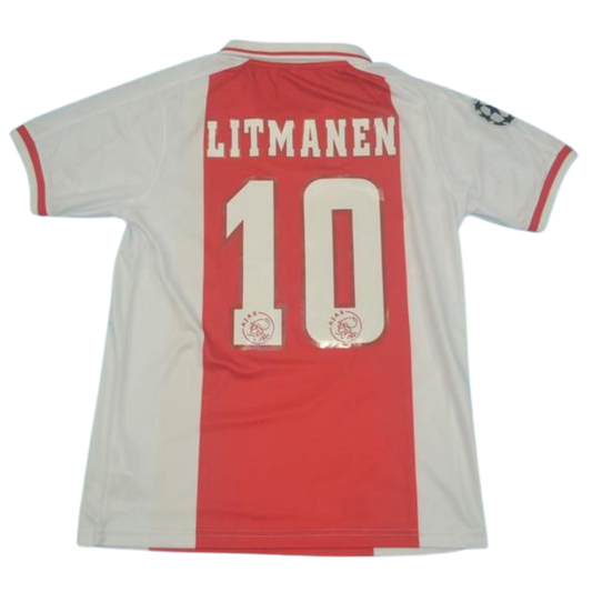 Camisa Ajax Home 97/99 - Versão Retrô "Litmanen" Nº 10