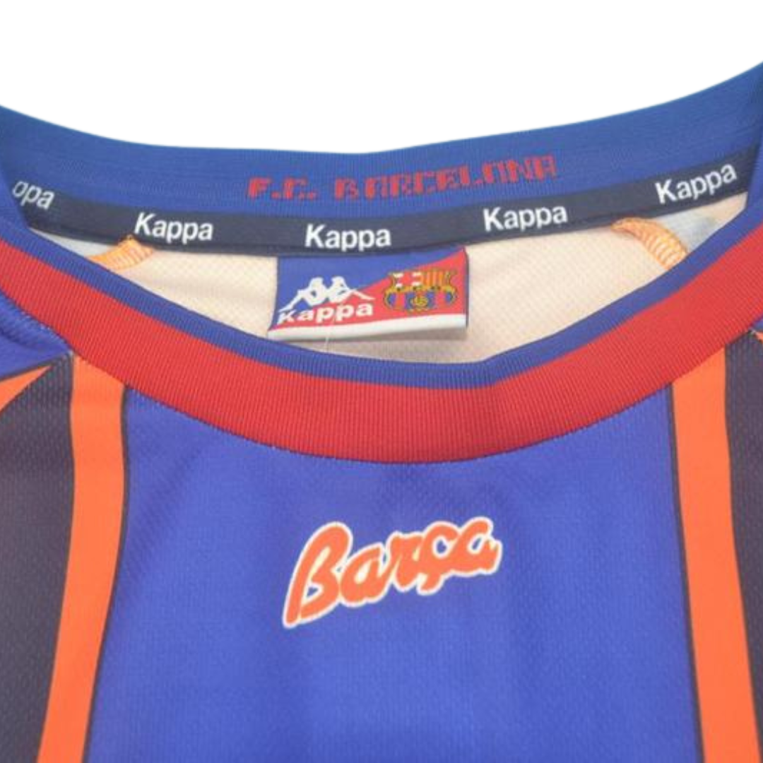 Camisa Barcelona Away 97/98 - Versão Retrô "Giovanni" Nº 10
