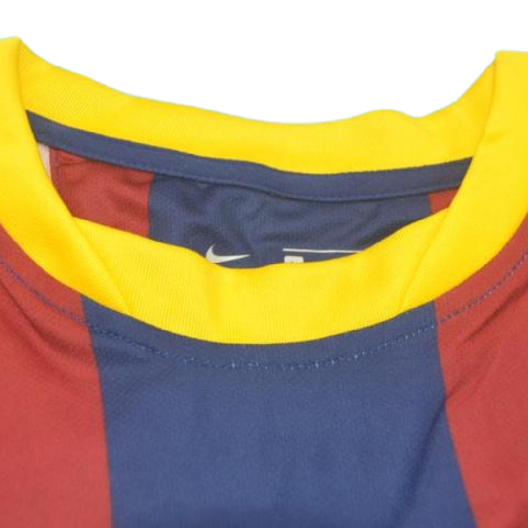 Camisa Barcelona Manga Longa Home 10/11 - Versão Retrô