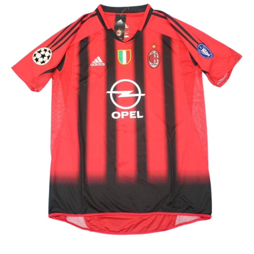 Camisa Retrô Milan Home UCL Versão 04/05 "Shevchenko" N°.7