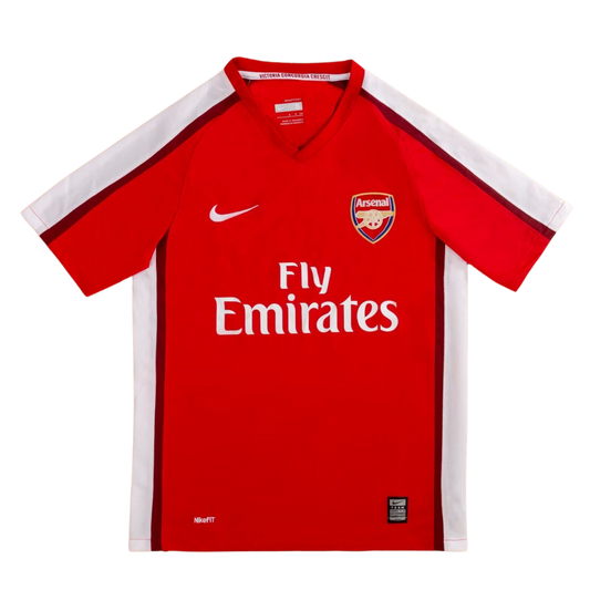 Camisa Arsenal Home 08/10 - Versão Retrô