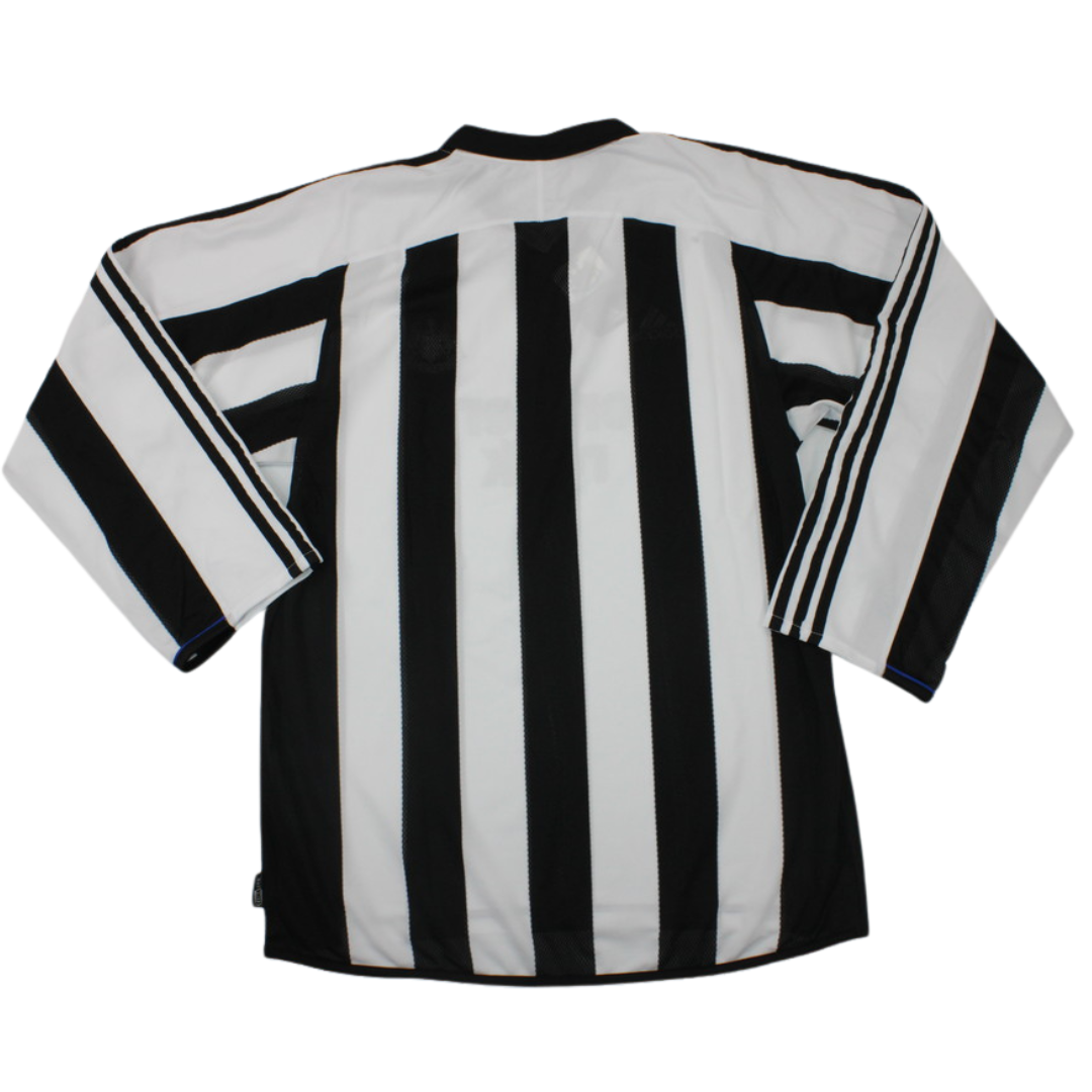 Camisa Newcastle United Manga Longa Home 03/05 - Versão Retrô
