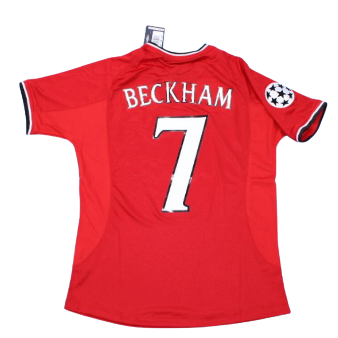 Camisa Manchester United Home 00/02 - Versão Retrô "Beckham" Nº 7