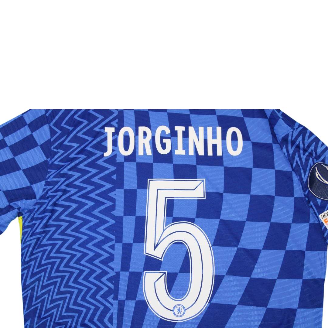Camisa Chelsea UEFA Super Cup 21/22 - Versão Retrô "Jorginho" Nº 5