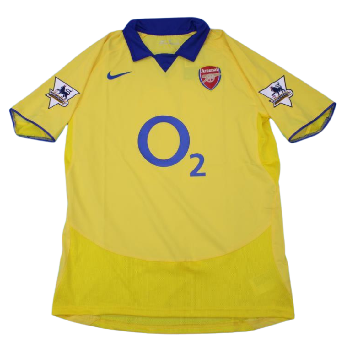 Camisa Arsenal Away 03/05 - Versão Retrô "Bergkmap" Nº 10