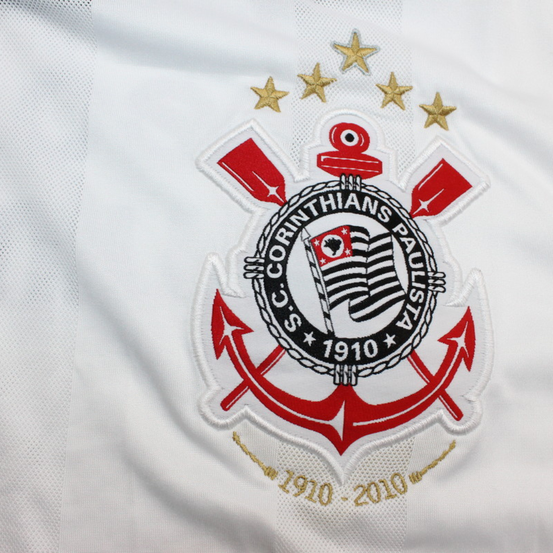 Camisa Corinthians Home 10/11 - Versão Retrô "R.Carlos" Nº 6