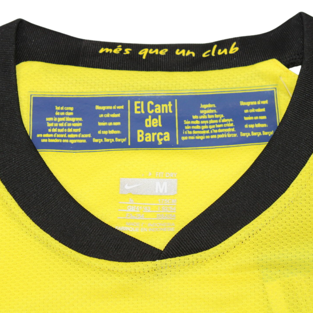 Camisa Barcelona Manga Longa Away 08/09 - Versão Retrô