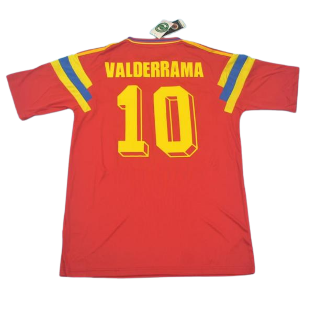 Camisa Retrô Colômbia Home  1990 "Valderrama" N°10