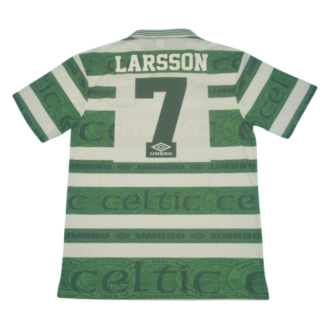 Camisa Celtic Home 95/97 - Versão Retrô "Larsson" Nº 7