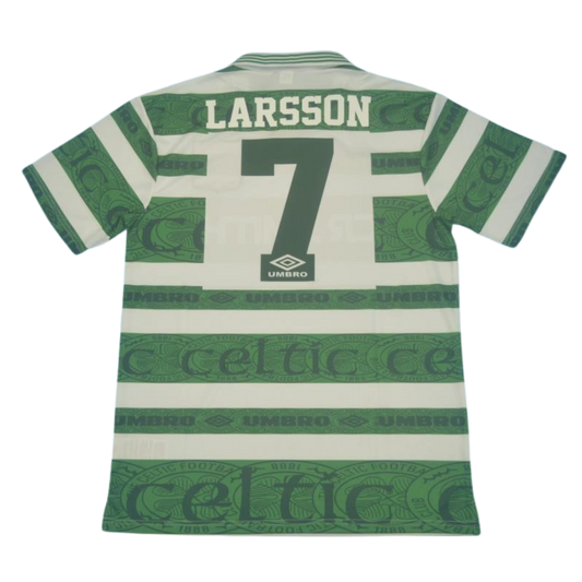 Camisa Celtic Home 95/97 - Versão Retrô "Larsson" Nº 7