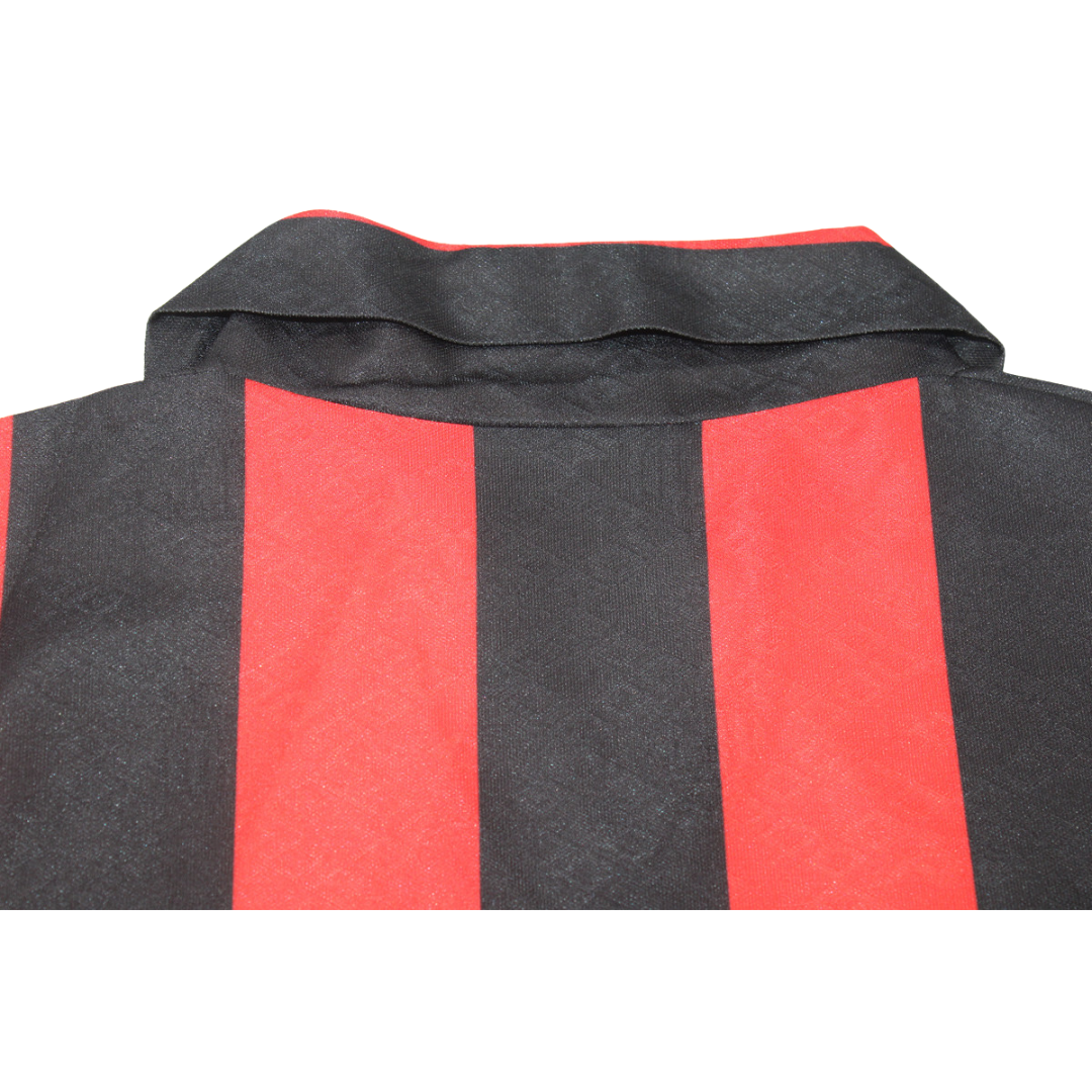 Camisa Milan Manga Longa Home 89/90 - Versão Retrô